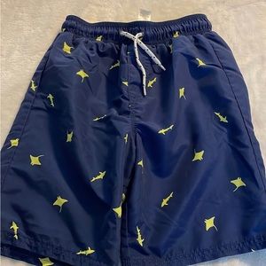 Swim Trunks Oshkosh gosh, size 8 shark/stingray trucks
